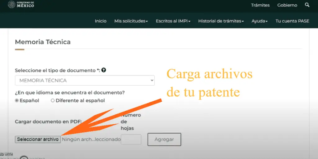 Instrucciones para el registro de patente en el IMPI
