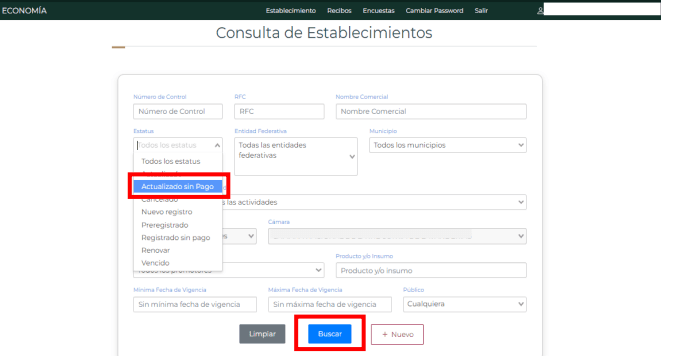 Como hacer el registro en el sistema de información empresarial mexicano
