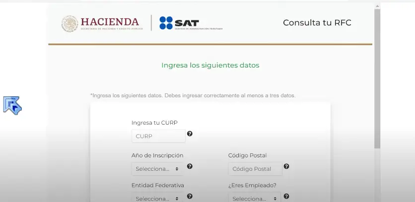 rfc como sacarlo en linea