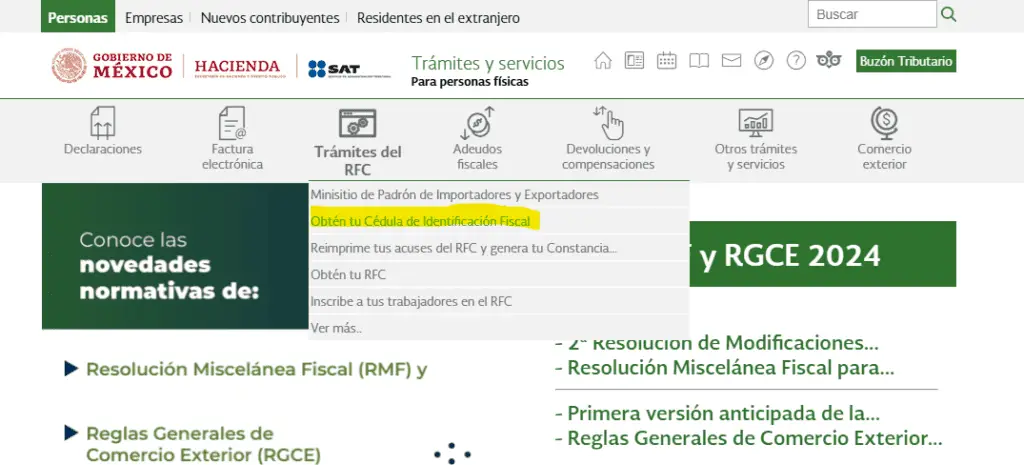 como sacar mi rfc en linea si ya lo tengo